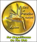 Axiom Bird of Paradise Award